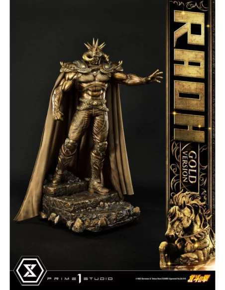 Fist of the North Star Estatua 1/4 Raoh Gold Version 78 cm