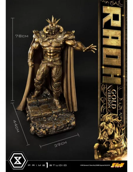 Fist of the North Star Estatua 1/4 Raoh Gold Version 78 cm