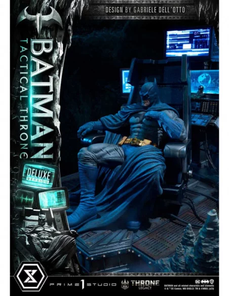 DC Comics Estatua 1/3 Throne Legacy Collection Batman Tactical Throne Deluxe Version 57 cm