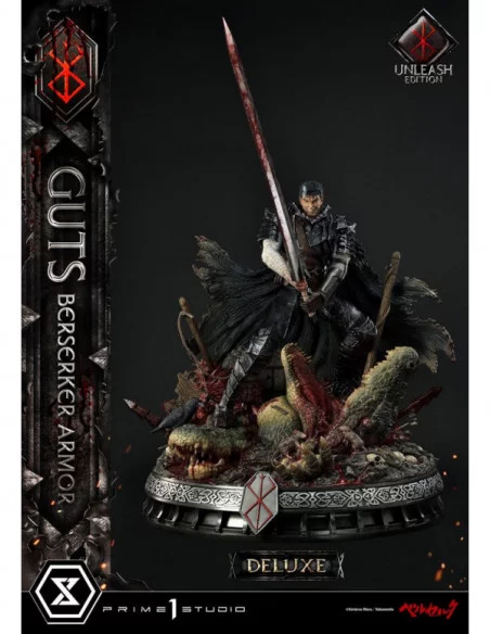 Berserk Estatua 1/4 Guts Berserker Armor Unleash Edition Deluxe Version 91 cm