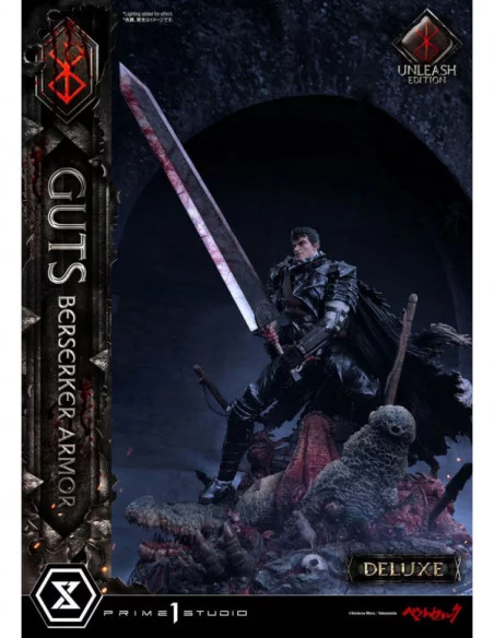 Berserk Estatua 1/4 Guts Berserker Armor Unleash Edition Deluxe Version 91 cm