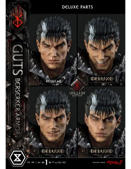 Berserk Estatua 1/4 Guts Berserker Armor Unleash Edition Deluxe Version 91 cm