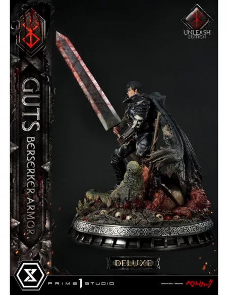 Berserk Estatua 1/4 Guts Berserker Armor Unleash Edition Deluxe Version 91 cm