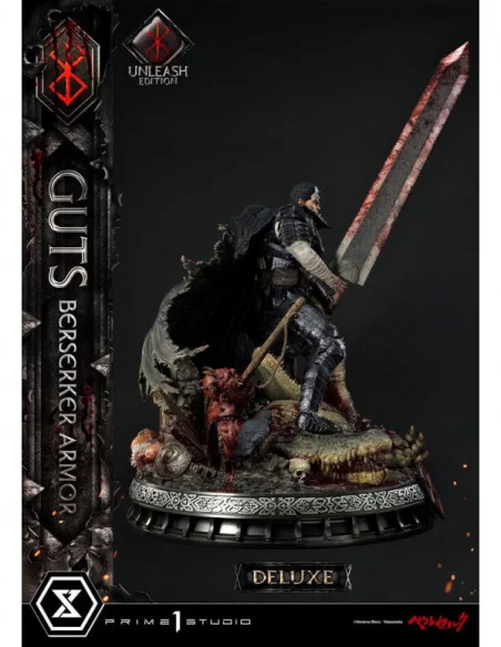 Berserk Estatua 1/4 Guts Berserker Armor Unleash Edition Deluxe Version 91 cm