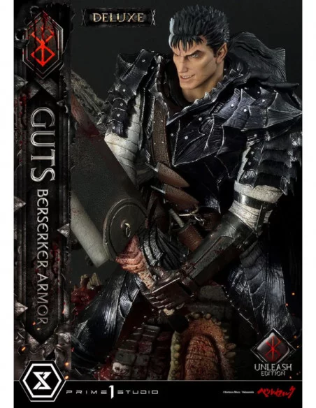 Berserk Estatua 1/4 Guts Berserker Armor Unleash Edition Deluxe Version 91 cm