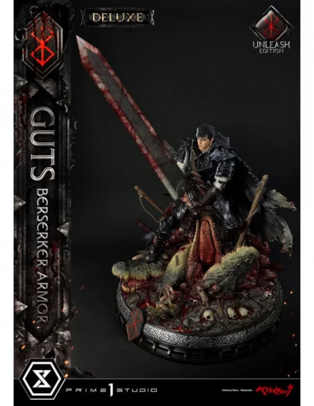 Berserk Estatua 1/4 Guts Berserker Armor Unleash Edition Deluxe Version 91 cm