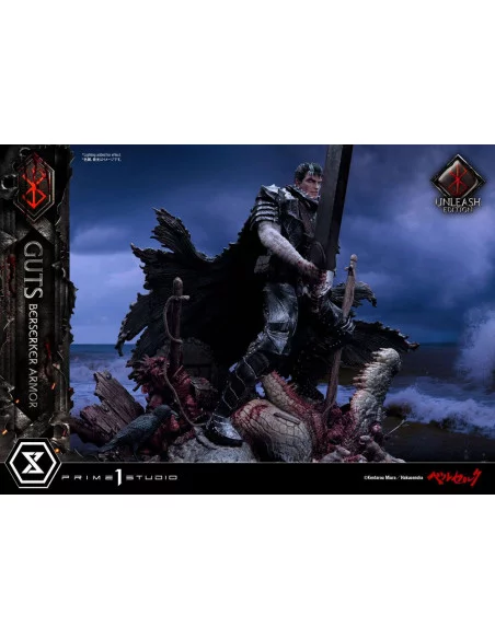 Berserk Estatua 1/4 Guts Berserker Armor Unleash Edition Deluxe Version 91 cm