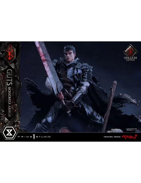 Berserk Estatua 1/4 Guts Berserker Armor Unleash Edition Deluxe Version 91 cm