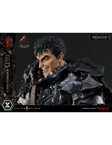 Berserk Estatua 1/4 Guts Berserker Armor Unleash Edition Deluxe Version 91 cm