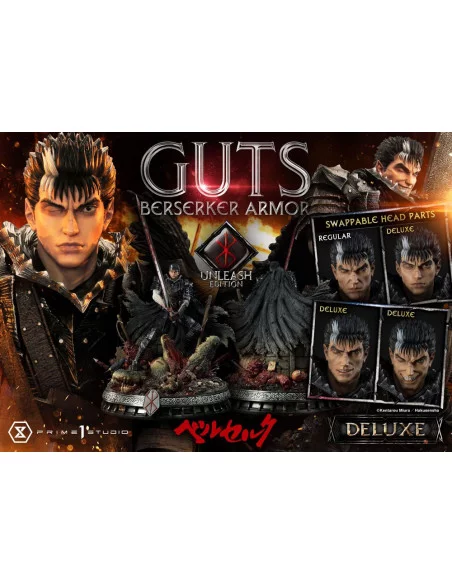 Berserk Estatua 1/4 Guts Berserker Armor Unleash Edition Deluxe Version 91 cm