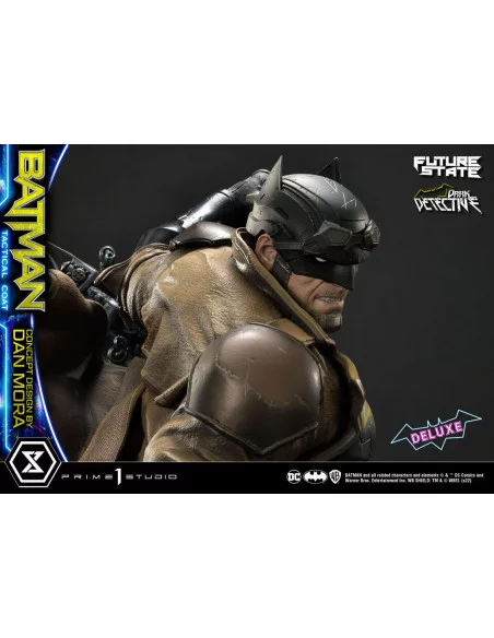 DC Comics Estatua 1/4 Batman Dark Detective Tactical Coat Concept Design by Dan Mora Deluxe Bonus Version 59 cm