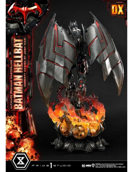 Batman Estatua Ultimate Premium Masterline Series Hellbat Concept Design by Josh Nizzi Deluxe Version 76 cm