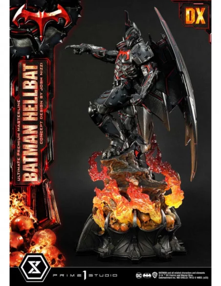 Batman Estatua Ultimate Premium Masterline Series Hellbat Concept Design by Josh Nizzi Deluxe Version 76 cm