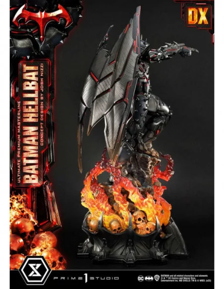 Batman Estatua Ultimate Premium Masterline Series Hellbat Concept Design by Josh Nizzi Deluxe Version 76 cm