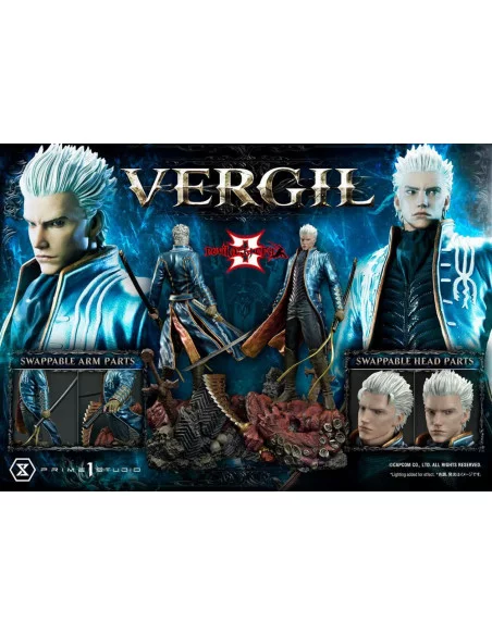 Devil May Cry 3 Estatua Ultimate Premium Masterline Series 1/4 Vergil Standard Version 69 cm