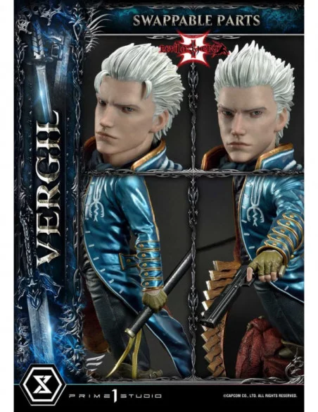 Devil May Cry 3 Estatua Ultimate Premium Masterline Series 1/4 Vergil Standard Version 69 cm