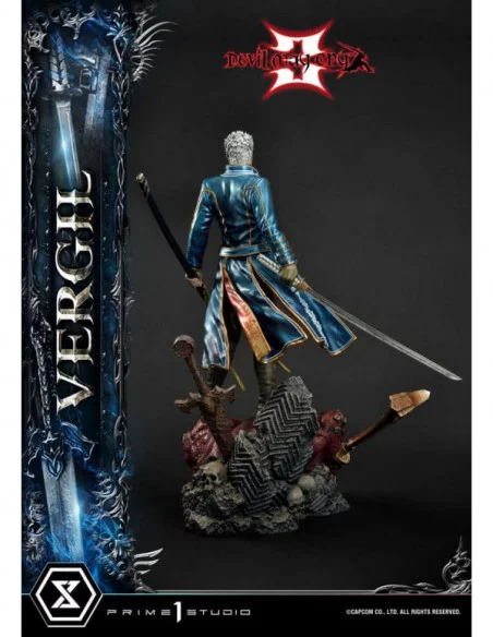 Devil May Cry 3 Estatua Ultimate Premium Masterline Series 1/4 Vergil Standard Version 69 cm