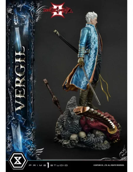 Devil May Cry 3 Estatua Ultimate Premium Masterline Series 1/4 Vergil Standard Version 69 cm