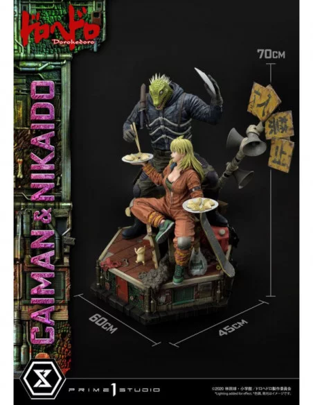 Dorohedoro Estatua 1/4 Caiman & Nikaido 70 cm