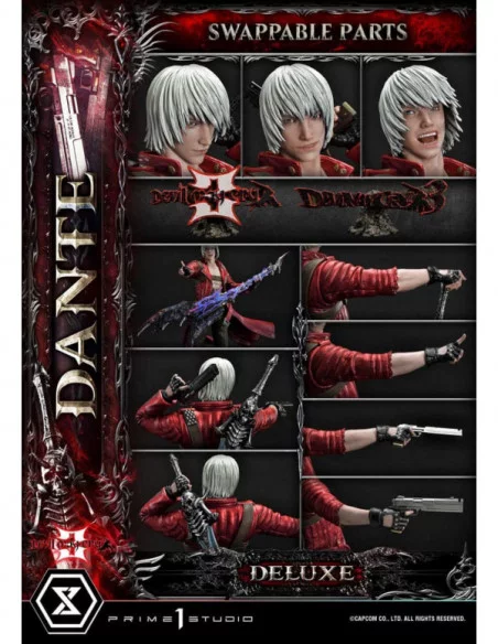 Devil May Cry 3 Estatua Ultimate Premium Masterline Series 1/4 Dante Deluxe Version 67 cm