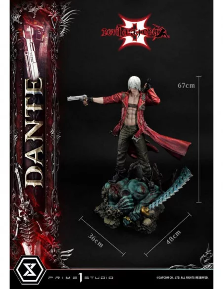 Devil May Cry 3 Estatua Ultimate Premium Masterline Series 1/4 Dante Deluxe Version 67 cm