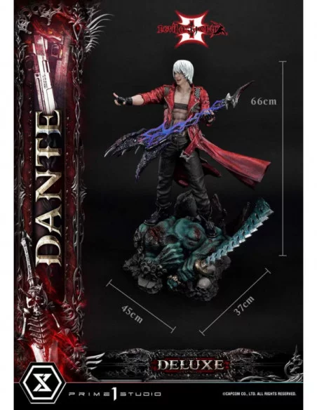 Devil May Cry 3 Estatua Ultimate Premium Masterline Series 1/4 Dante Deluxe Version 67 cm