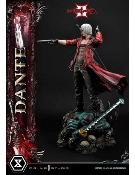 Devil May Cry 3 Estatua Ultimate Premium Masterline Series 1/4 Dante Deluxe Version 67 cm