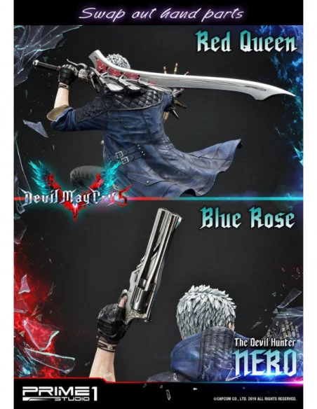 Devil May Cry 5 Estatua Nero Deluxe Ver. 70 cm