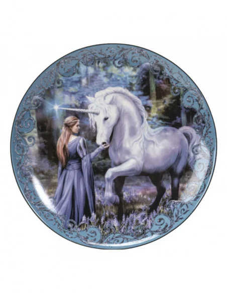 Anne Stokes Pack de 4 Placas Unicorn and Maiden