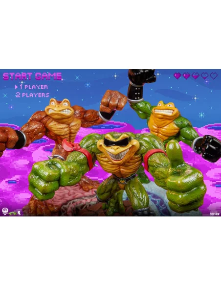 Battletoads Set de 3 Estatuas Brawler Collection 56 cm