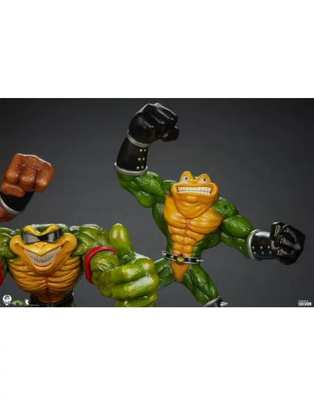 Battletoads Set de 3 Estatuas Brawler Collection 56 cm