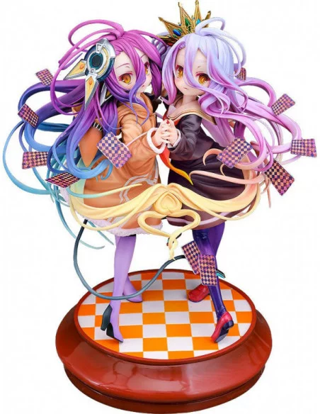 No Game No Life Estatua 1/7 Shiro & Schwi 22 cm