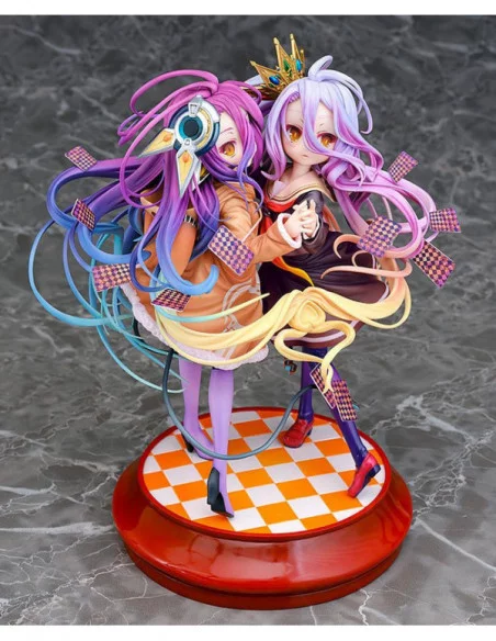 No Game No Life Estatua 1/7 Shiro & Schwi 22 cm