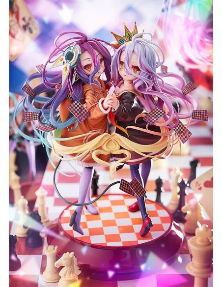 No Game No Life Estatua 1/7 Shiro & Schwi 22 cm