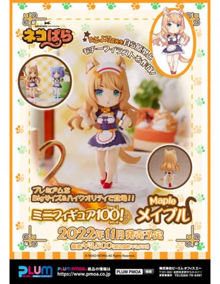 Nekopara Estatua PVC 100! Maple 10 cm