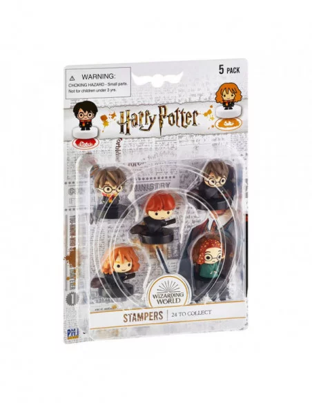 Harry Potter Pack de 5 Sellos Wizarding World 4 cm