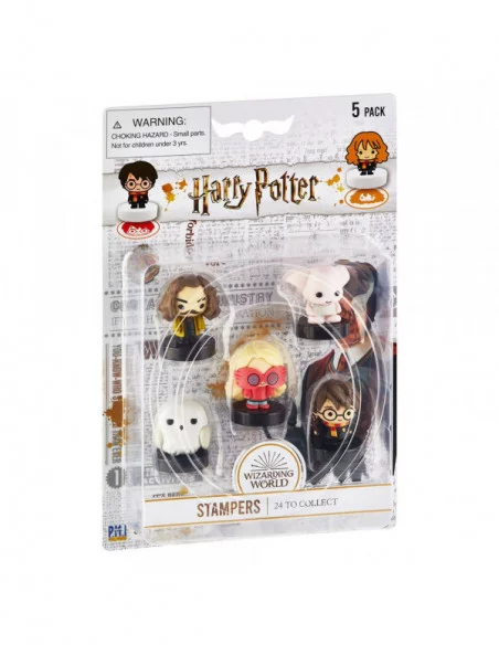 Harry Potter Pack de 5 Sellos Wizarding World 4 cm