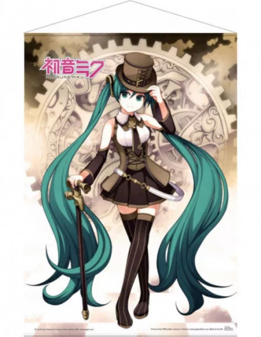 Hatsune Miku Póster Tela Steampunk Miku 50 x 70 cm