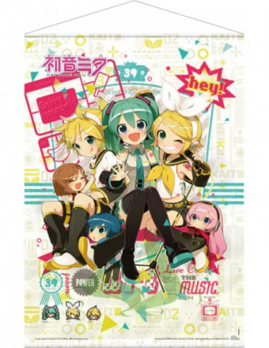 Vocaloid Póster Tela Hey! Piapro Characters 50 x 70 cm