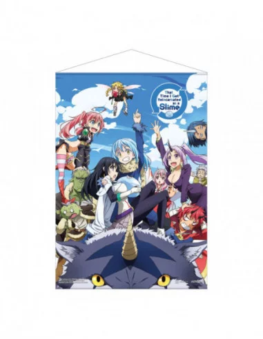 That Time I Got Reincarnated as a Slime Póster Tela Key Art S1 50 x 70 cm