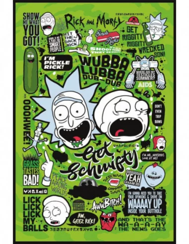 Rick and Morty Set de 4 Pósteres Quotes 61 x 91 cm (4)