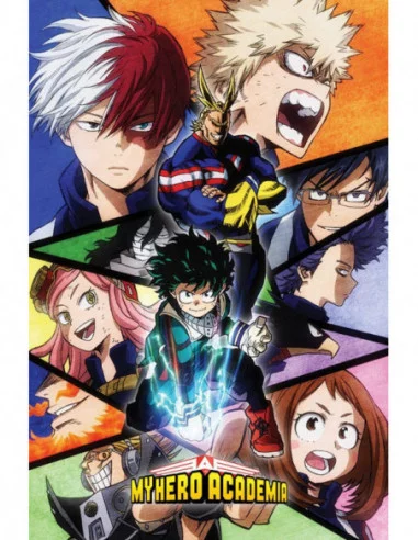 My Hero Academia 2 Set de 4 Pósteres Characters Mosaic 61 x 91 cm (4)