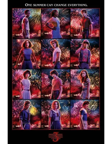 Stranger Things Set de 5 Pósteres Character Montage S3 61 x 91 cm (5)