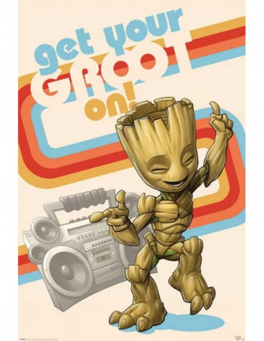 Marvel Set de 4 Pósteres Guardians of the Galaxy Get your Groot On 61 x 91 cm (4)