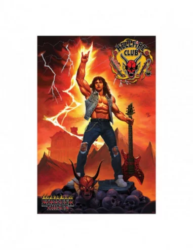 Stranger Things Set de 4 Pósteres Hellfire Club Rock God 61 x 91 cm (4)