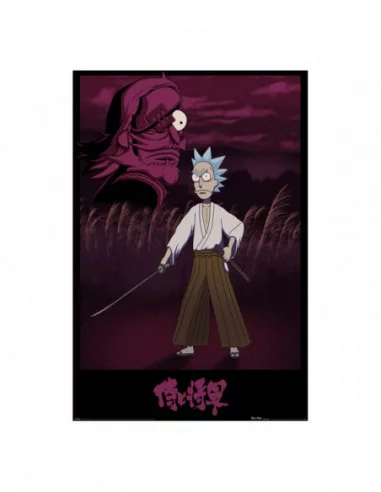 Rick and Morty Set de 4 Pósteres Samurai Rick 61 x 91 cm (4)