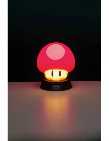 Super Mario lámpara 3D Mushroom 10 cm