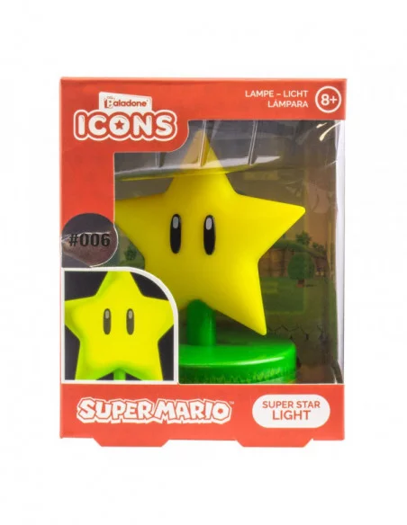 Super Mario lámpara Icon Super Star (V2)