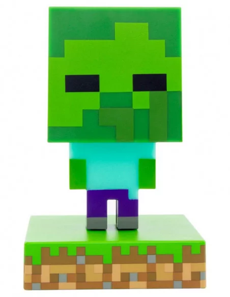 Minecraft lámpara 3D Icon Zombie