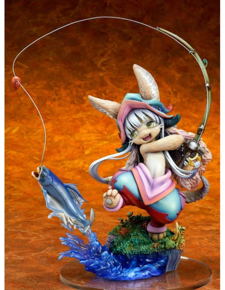 Made in Abyss Estatua PVC 1/8 Nanachi Gankimasu Fishing 23 cm